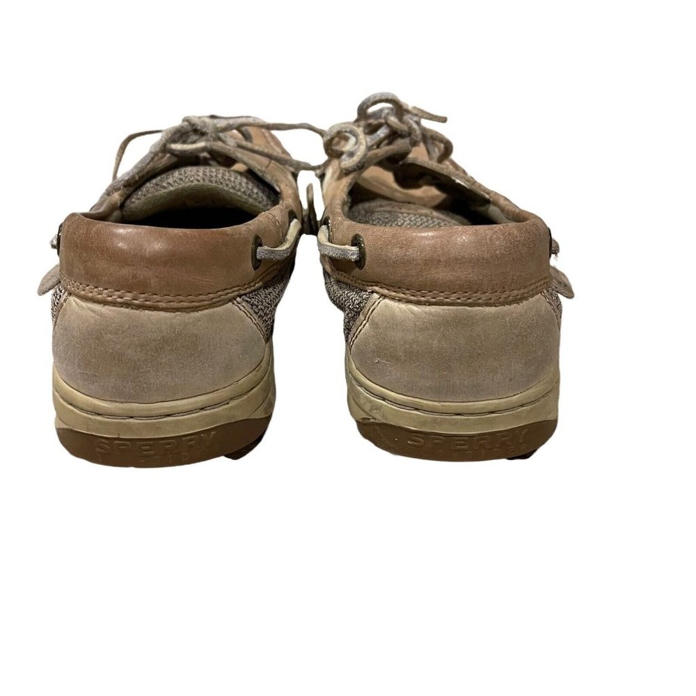Sperry Top-Sider Women’s Bluefish 2 Eye Linen/Oat Boat Shoes Size 7.5M 9276619 - Picture 9 of 12